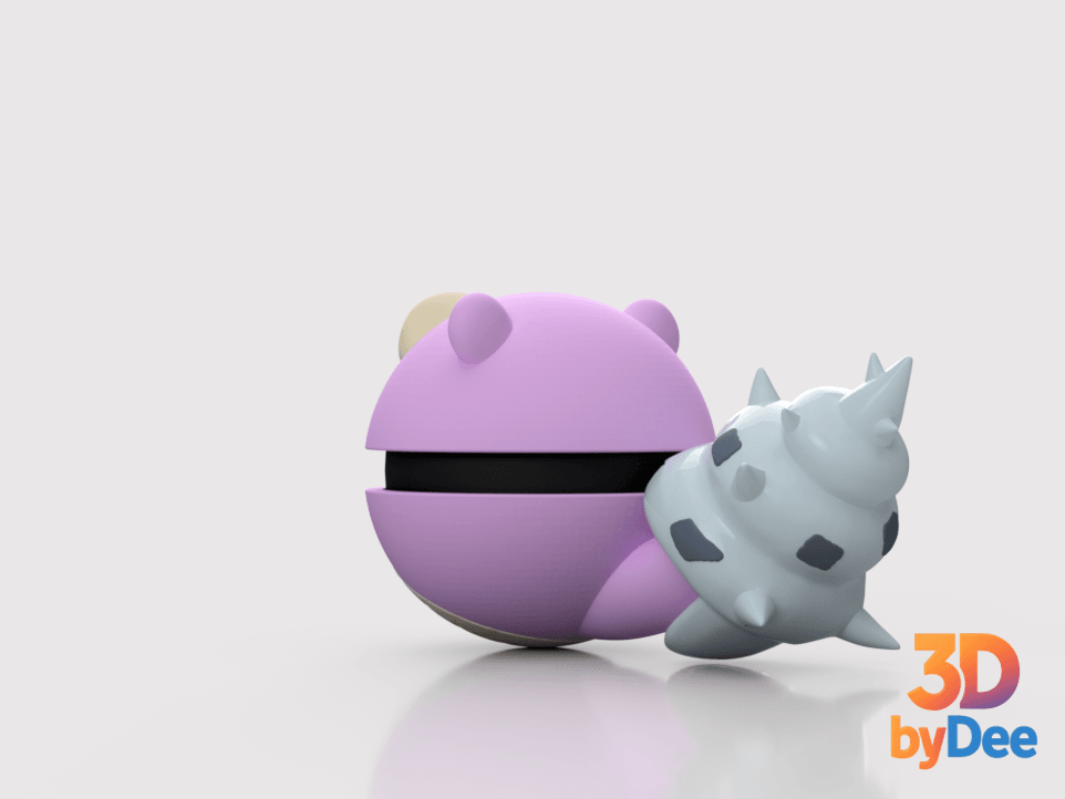 Slowbro Poke Ball 3d model