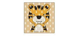 Tiger Pegboard Panel / NO MMU 3d model