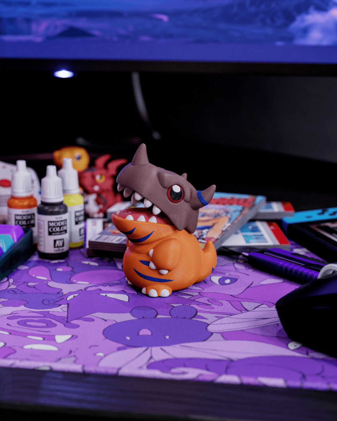 chubby greymon 3d model