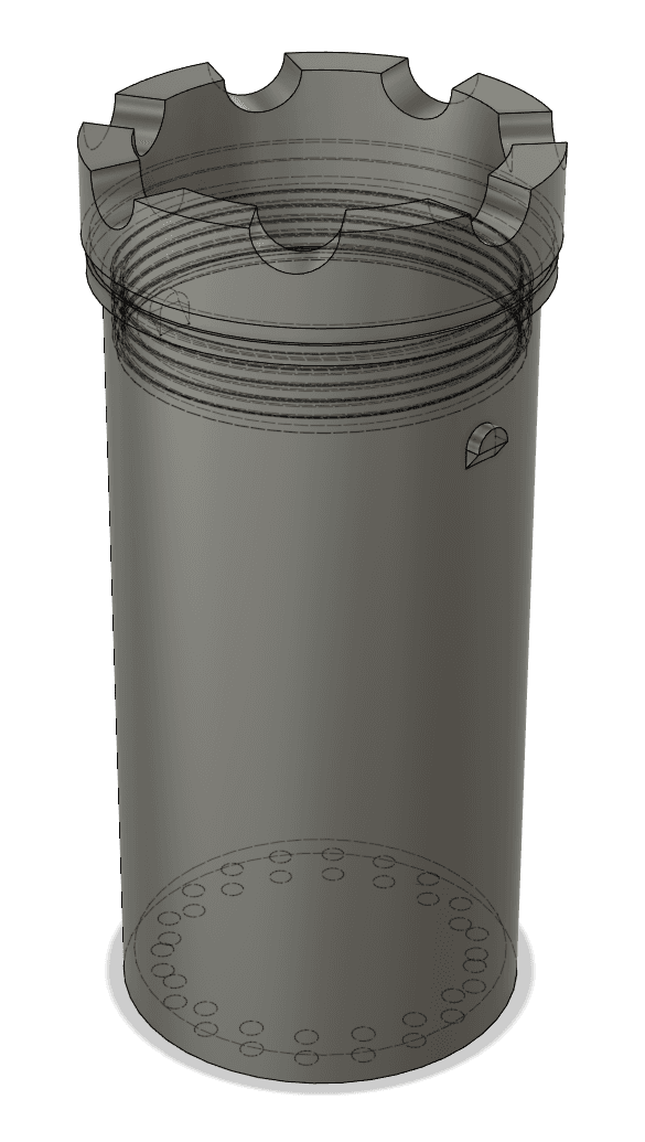 Pur pitcher compatible water DIY filter housing 3d model
