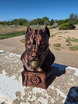 Pitbull Bust 3d model