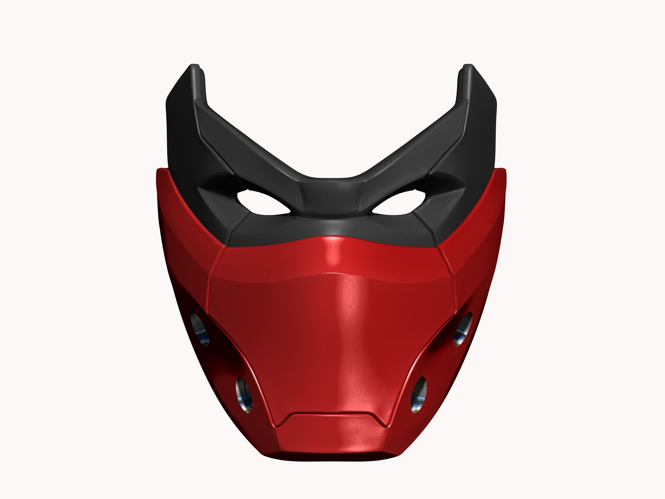 Red Hood Helmet 3d model