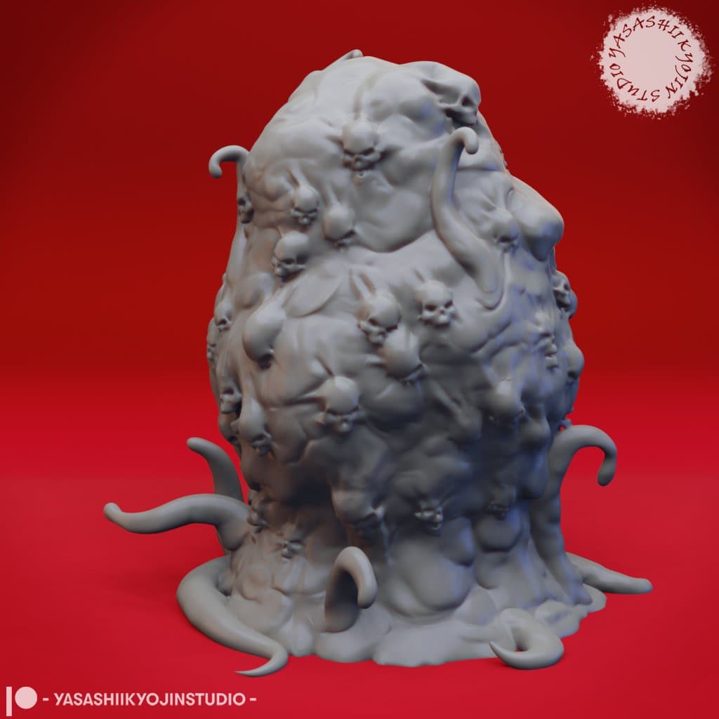 Elder Oblex - Tabletop Miniature 3d model