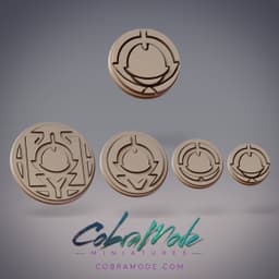 Nemesis Emblem Base Pack (4pcs) 3d model