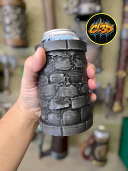 Stone Can Koozie / Holder 3d model