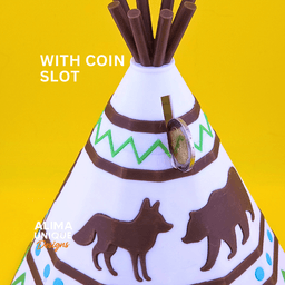 BONUS DESIGN: Teepee Money Box 3d model