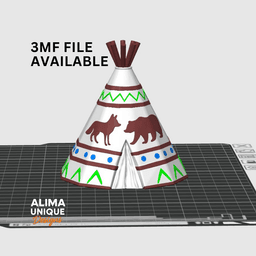 BONUS DESIGN: Teepee Money Box 3d model