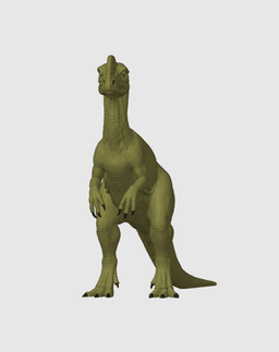 Realistic Oviraptor Dinosaur Figurine 3d model