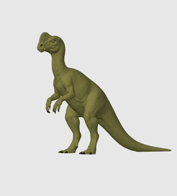Realistic Oviraptor Dinosaur Figurine 3d model