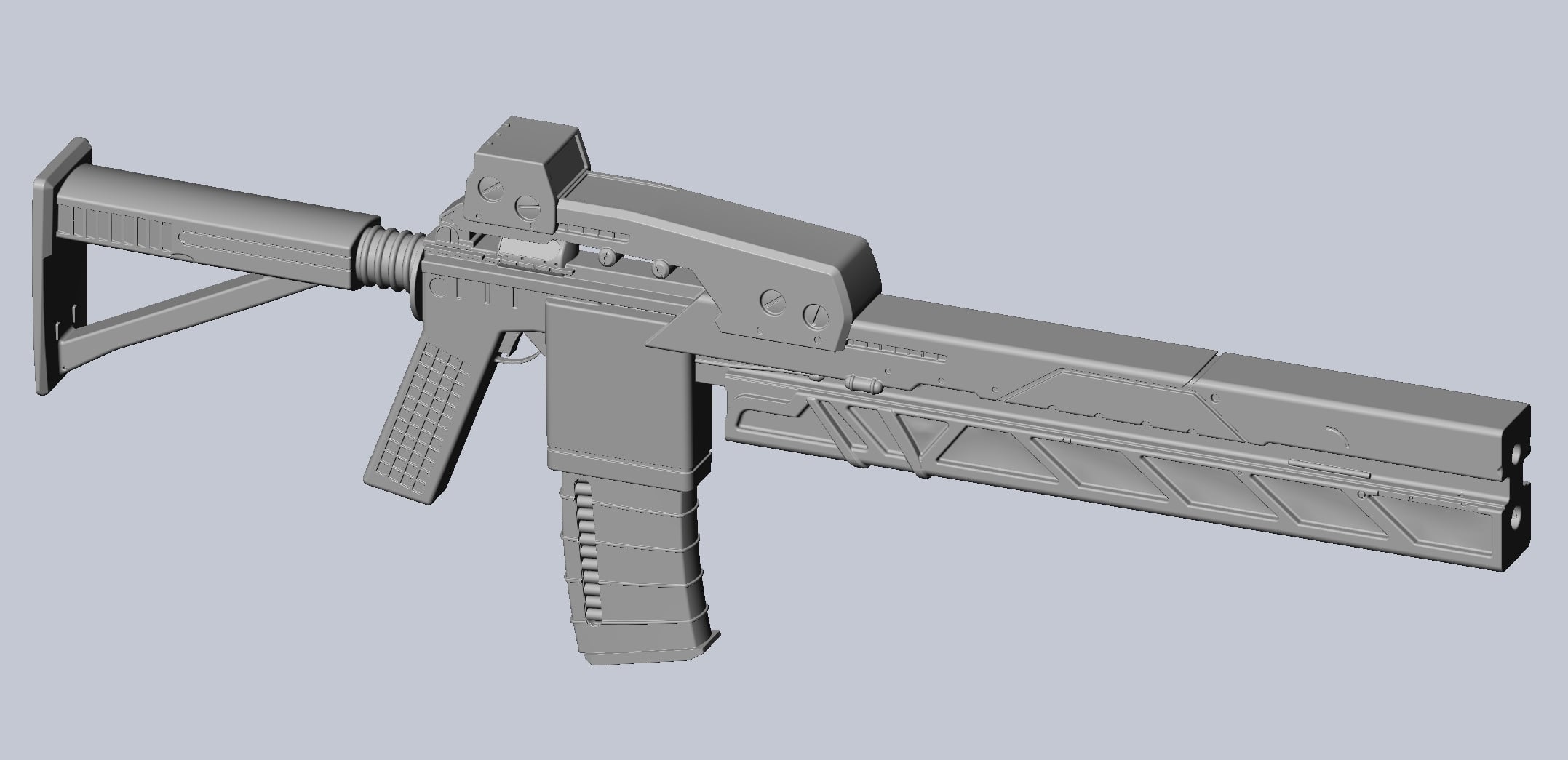 Frontier Buccaneer Rifle 3d model