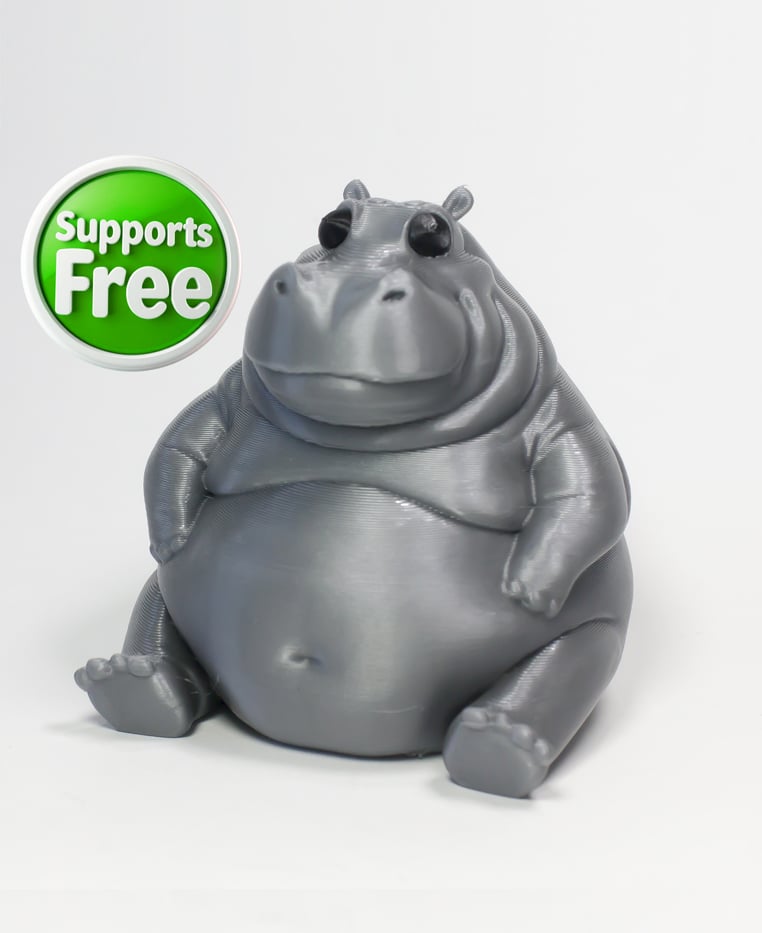 Hippo Dad 3d model