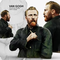 van Gogh 3d model