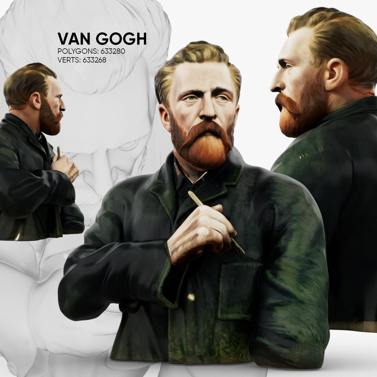 van Gogh 3d model