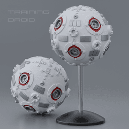 Life Size Star Wars Training Droid 3d model