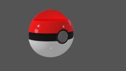 pokeball planteur magnet 3d model