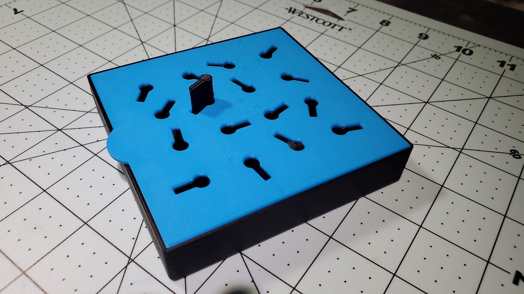 Occupational Therapy Key Hole Peg Board 3d model