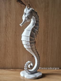Marea - Seahorse Sculpture 3d model