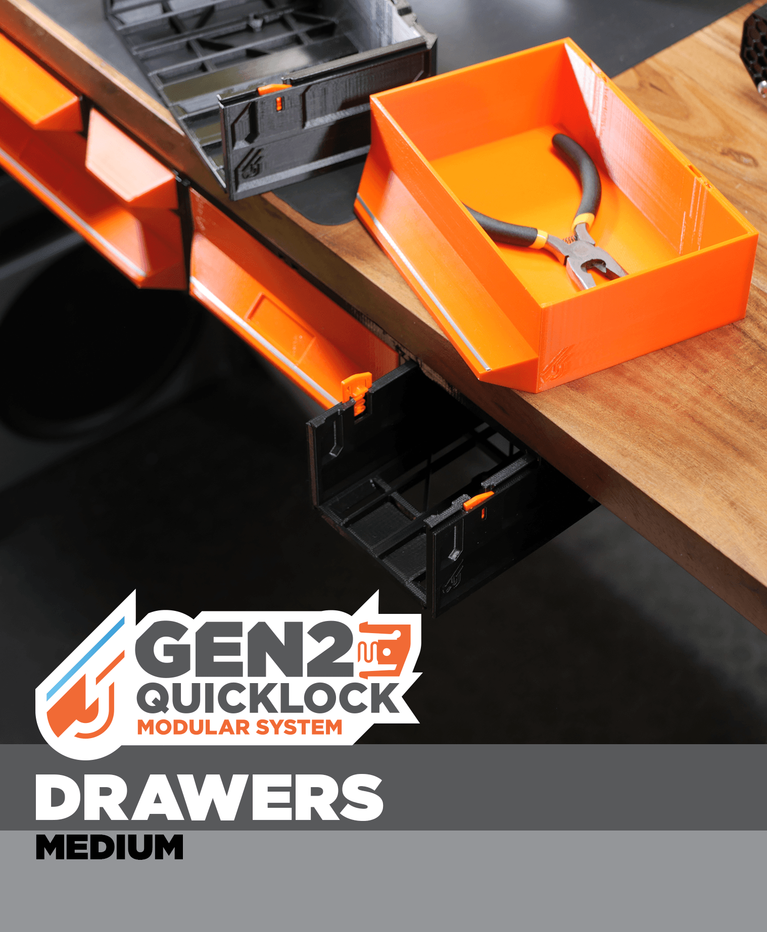 GEN2 115 Classic Drawers 3d model