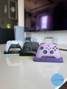 Modern Ribbed Controller Stand PS5 | Xbox Series X/S 3d model