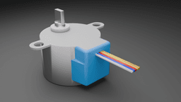 Mini Stepper object with exact dimensions 3d model