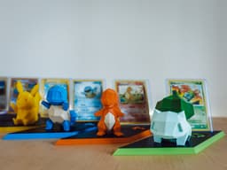Pokemon Card Stand 3d model