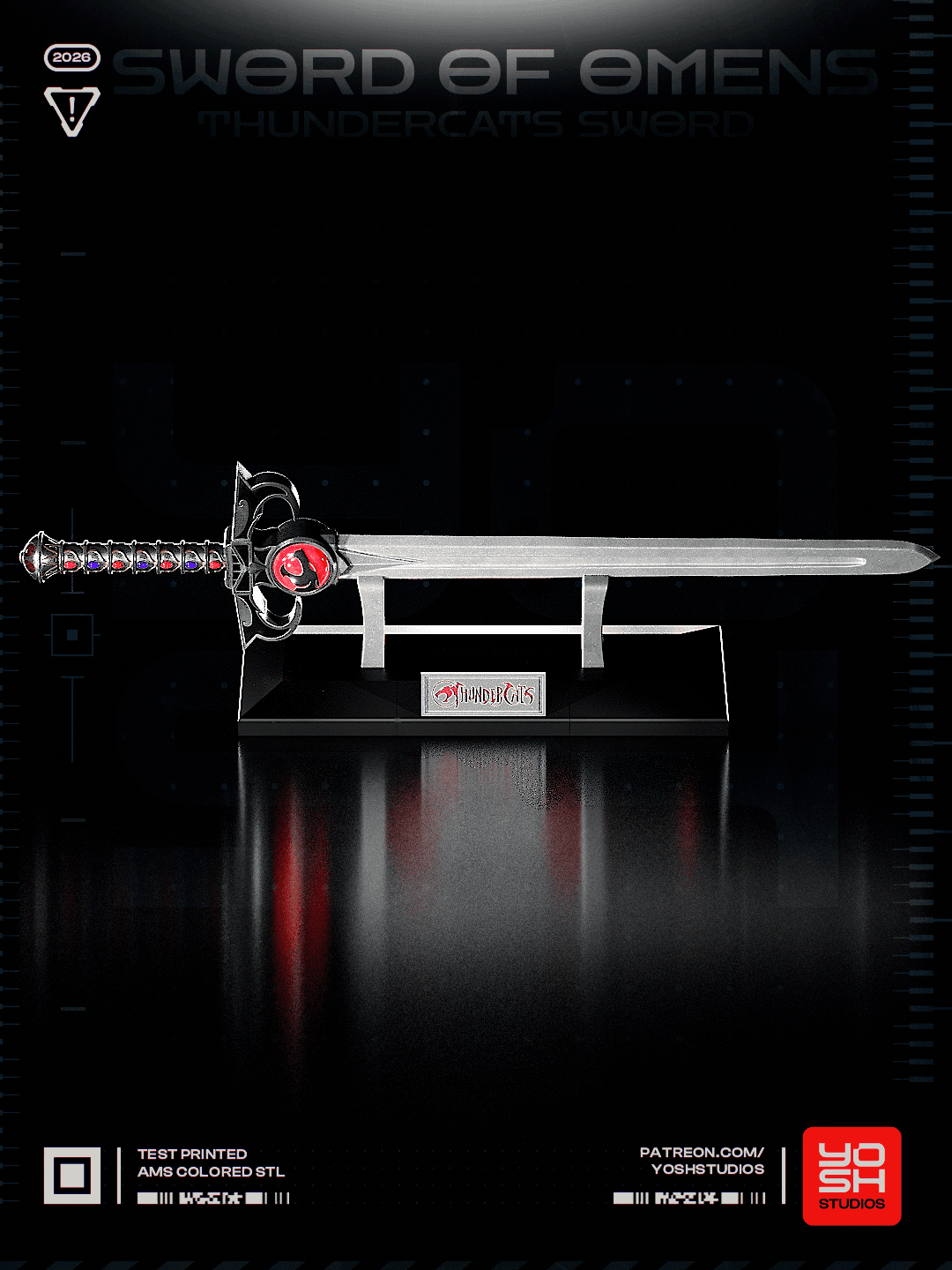 Sword of Omens 3D Printer STL file 3d model