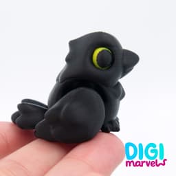 Crow Mini Flexi + Mini Lantern + Keychain 3d model