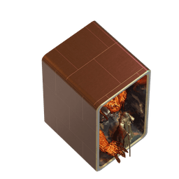 Balrog and Gandalf Book Case Display 3d model