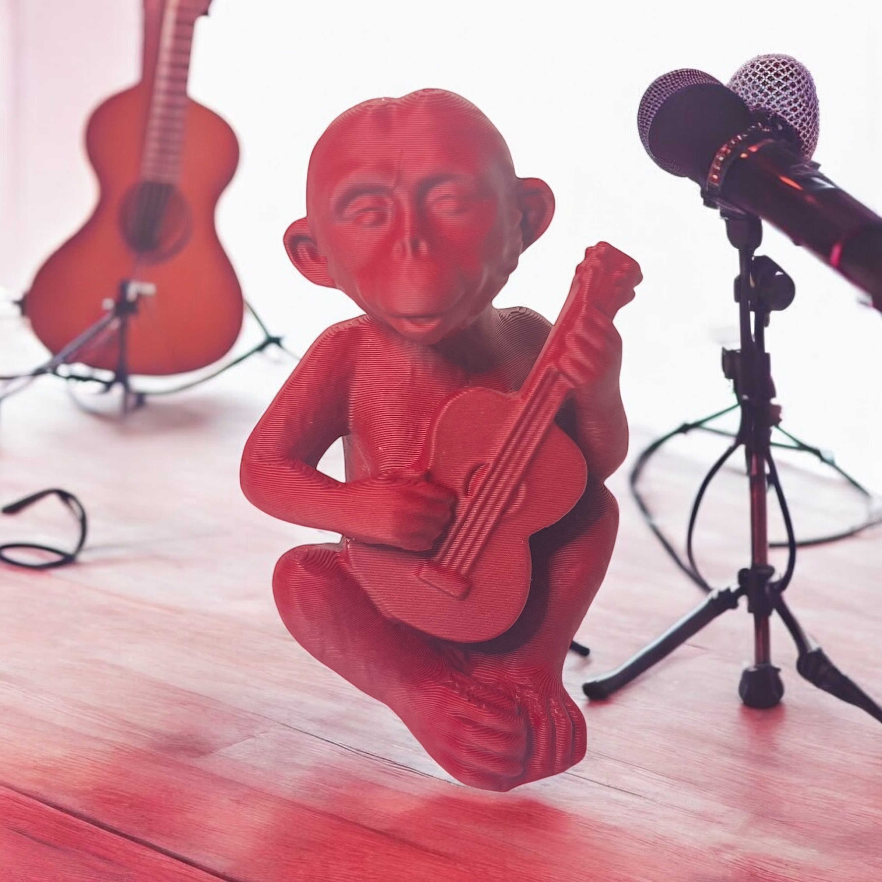 Guitar monkey 3d model