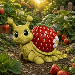 Pip the Strawberry Snail.3mf 3d model