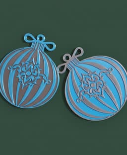 Christmas Tree Ornament 3d model