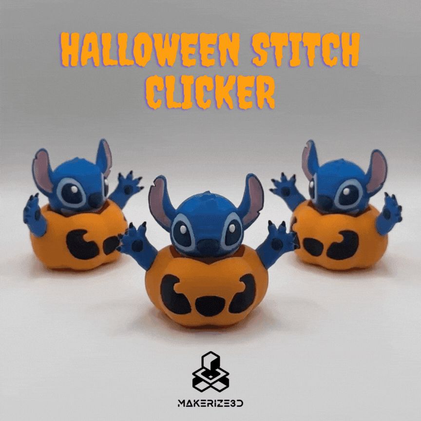 Halloween Stitch Clicker 3d model