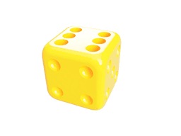 Pen Holder - Dice 3d model