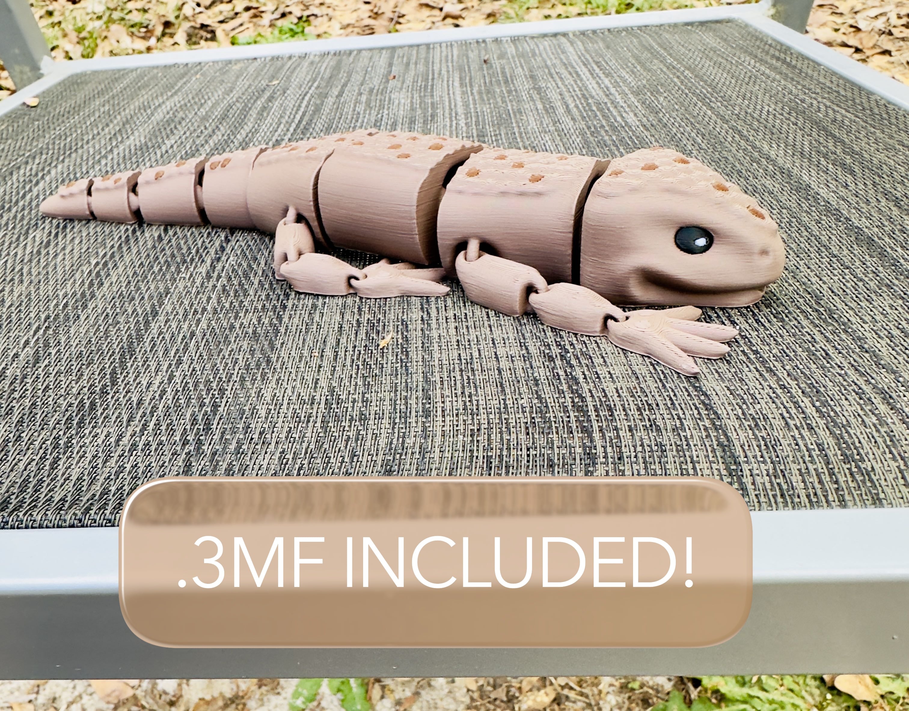 Adorable Blue-tongued Skink 3d model