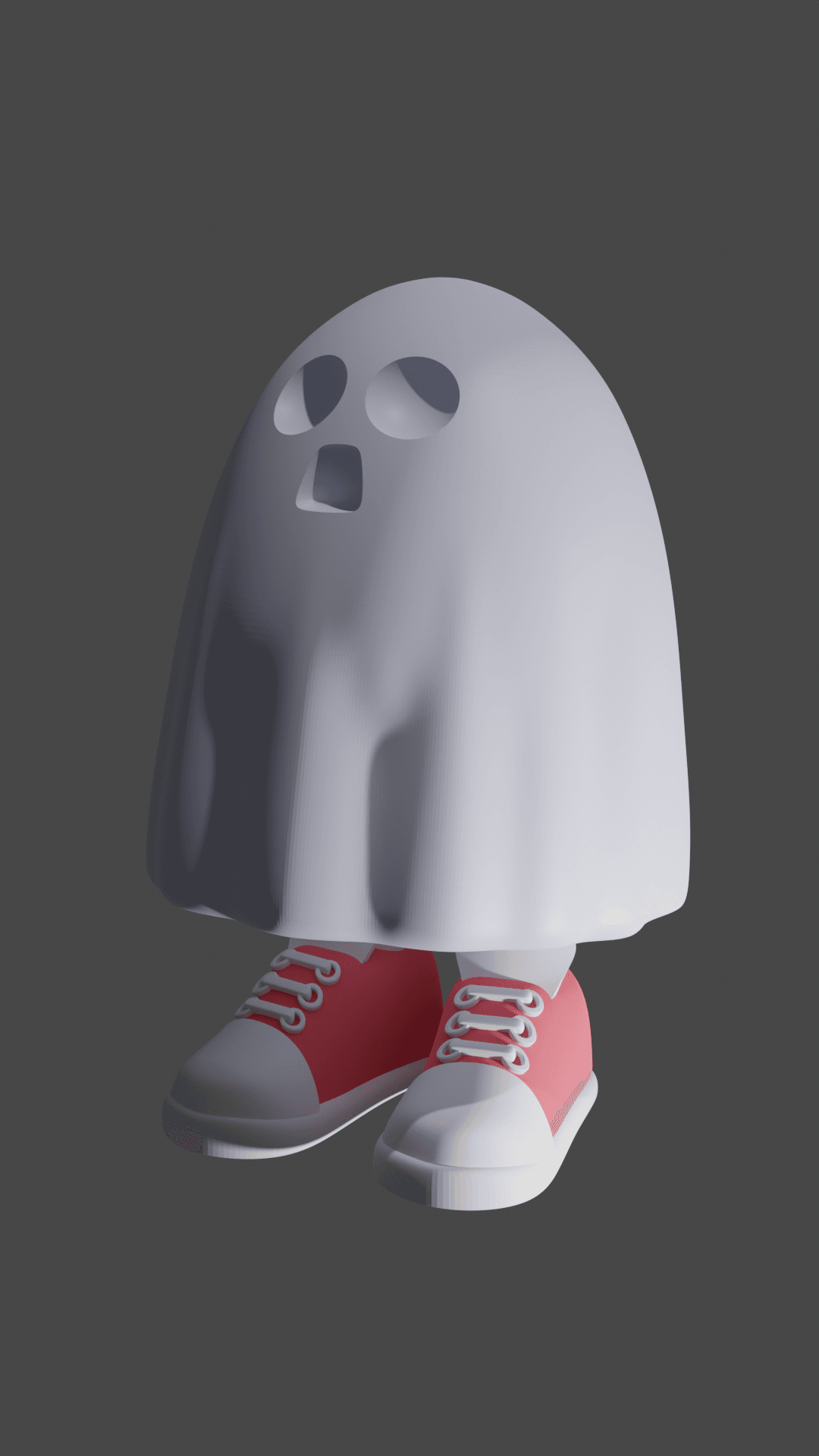Sneakers The Halloween Ghost 3d model