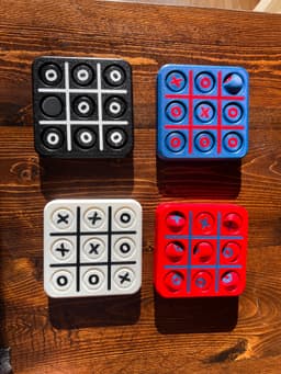 Tic Tac Toe 3d model