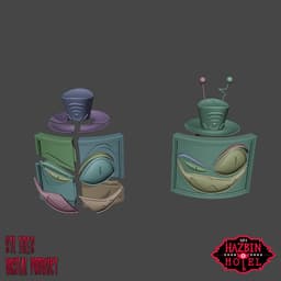 Vox Cosplay Set Hazbin Hotel 3d model