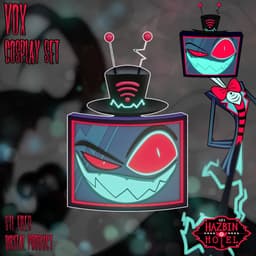 Vox Cosplay Set Hazbin Hotel 3d model