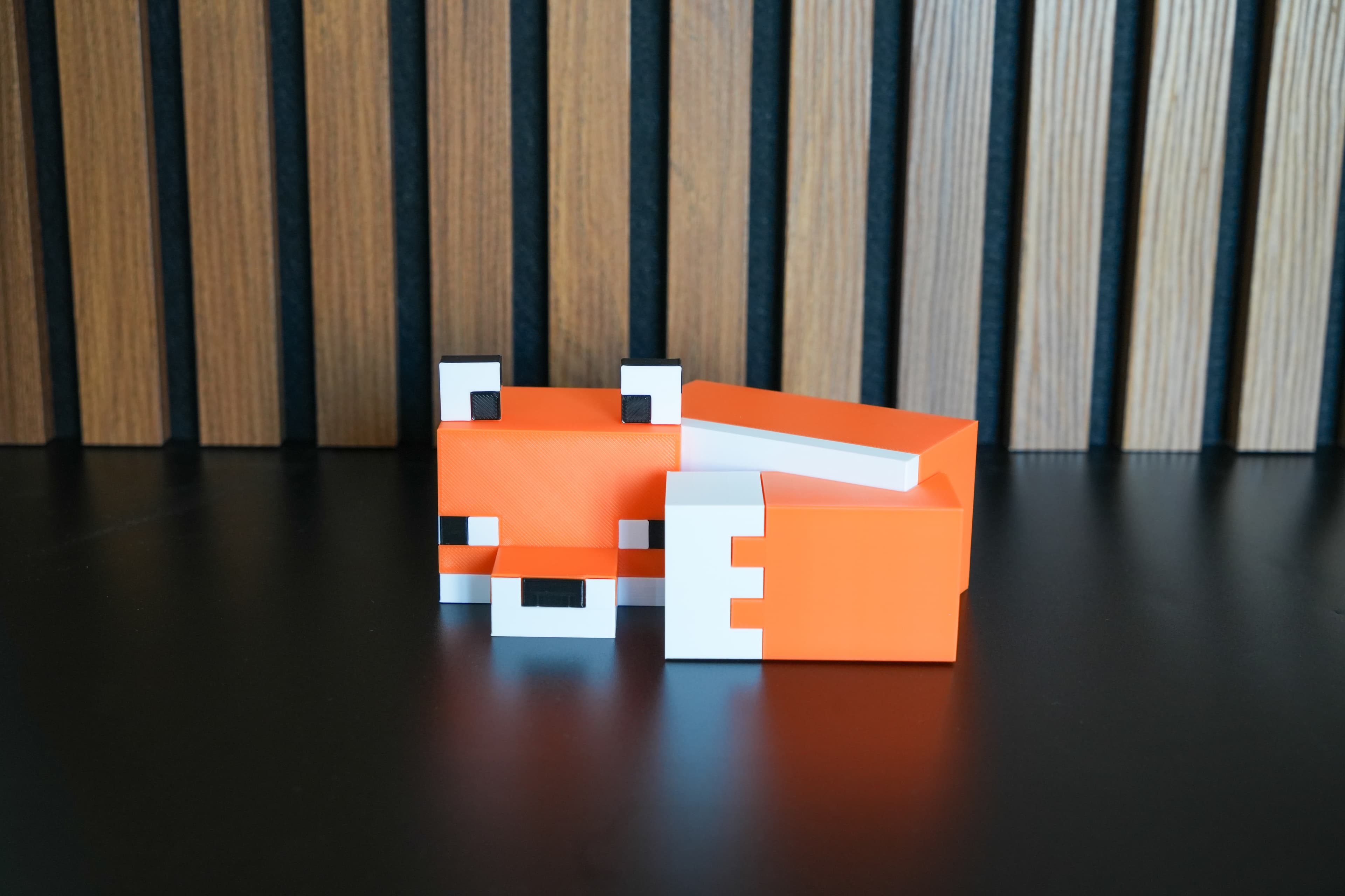 Minecraft Fox recumbent - Free Download 3d model