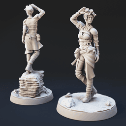 Darklands Explorer | Underdark Ranger For Tabletop Games 3d model
