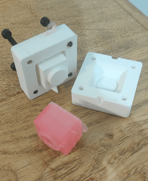 Flashforge Creator 3 V2 Silicone Sock mould 3d model