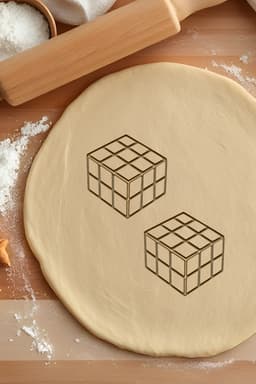 Cube Cookie Cutter, Biscuit Cutter 3d model