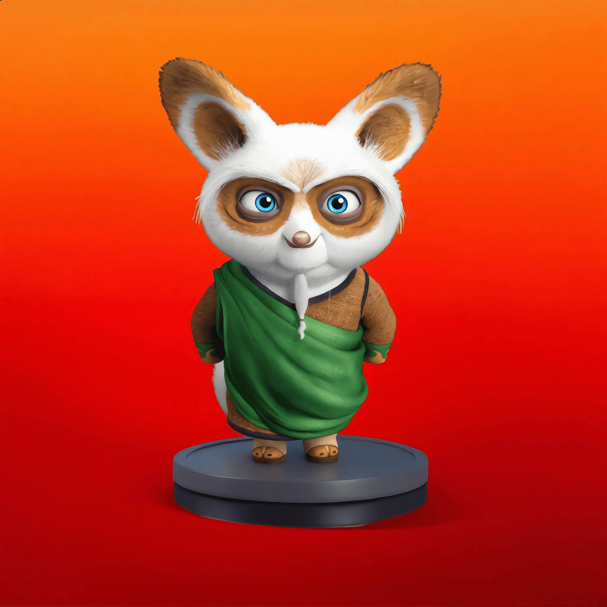 Master Shifu Kung Fu Panda 3d model