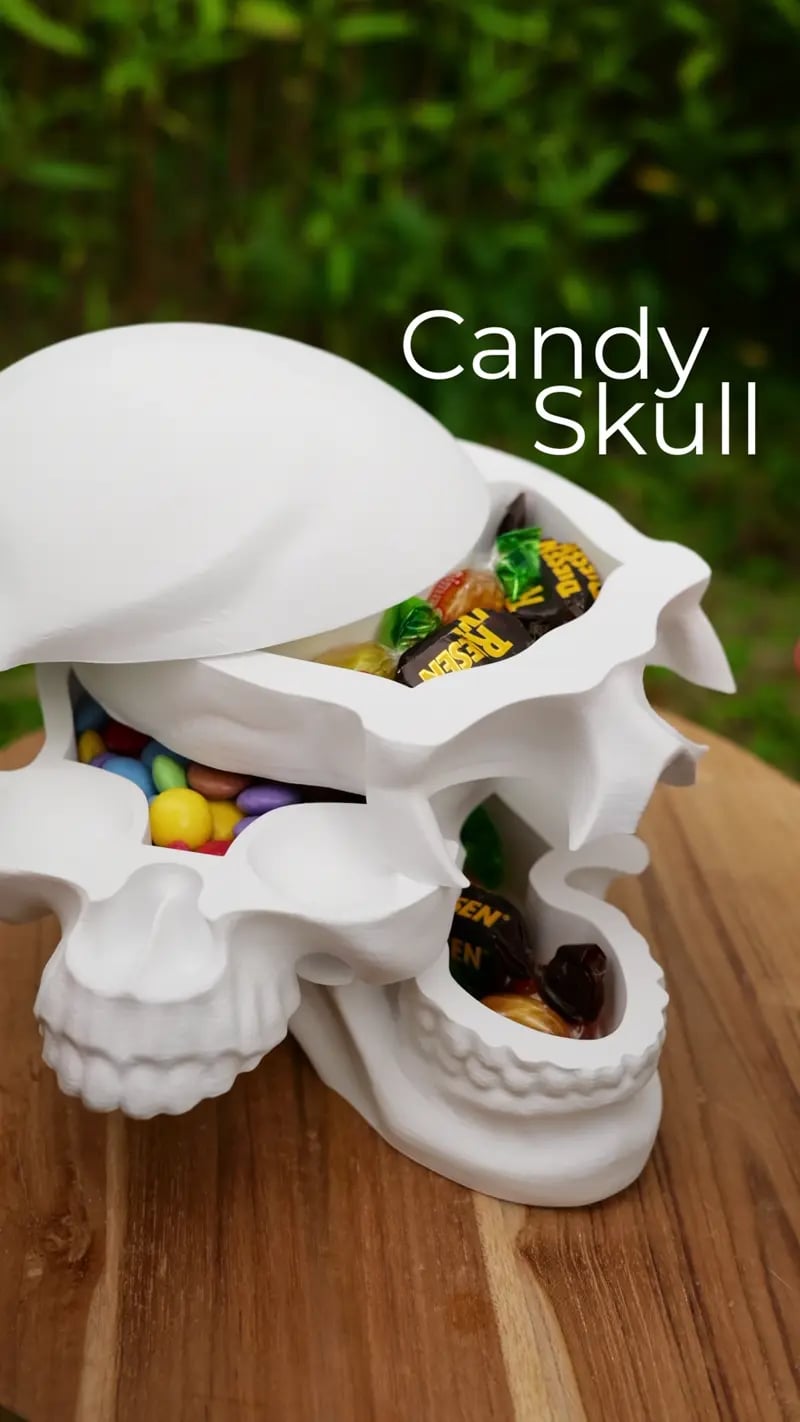Candy Skull Candy Storage for Halloween 3d model