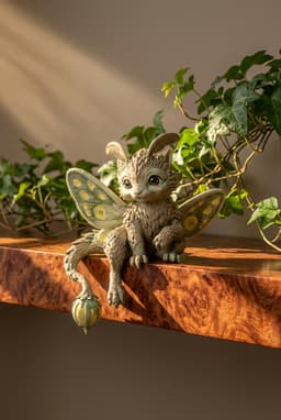 Lantern Moth Beast Shelf Sitter Figurine 3d model