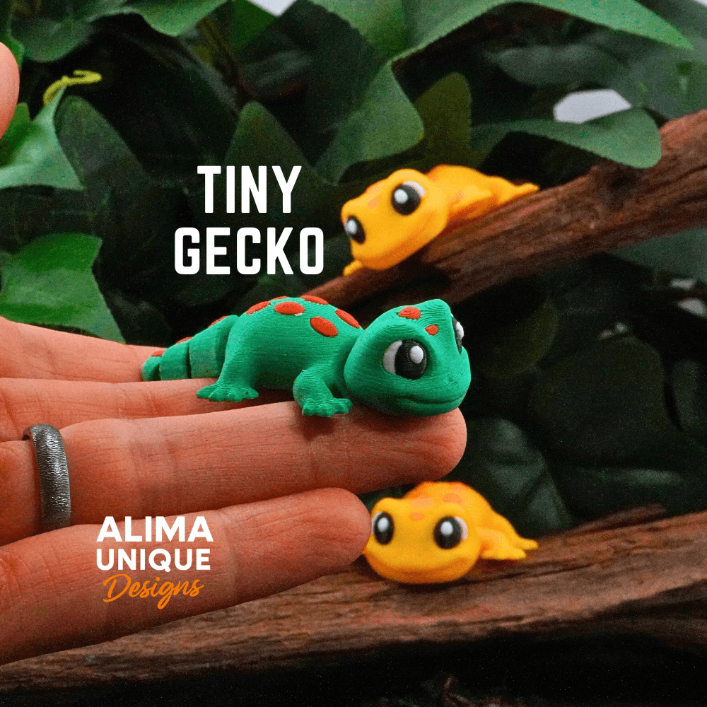 Articulated Tiny Gecko 3d model