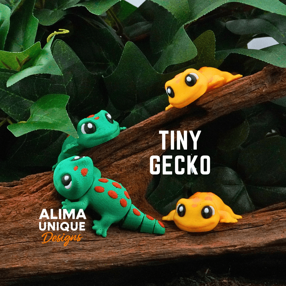 Articulated Tiny Gecko 3d model