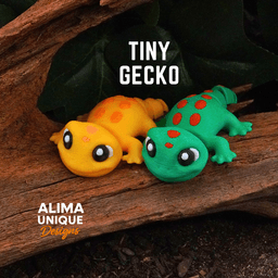 Articulated Tiny Gecko 3d model