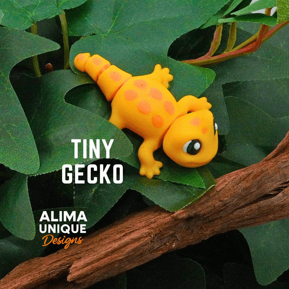 Articulated Tiny Gecko 3d model
