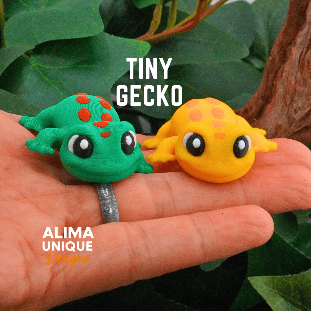 Articulated Tiny Gecko 3d model